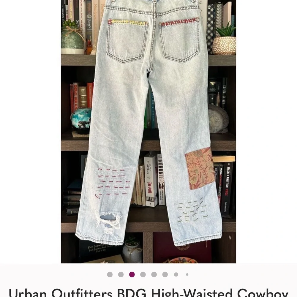 BDG patch work  Distressed Jeans - Picture 2 of 4